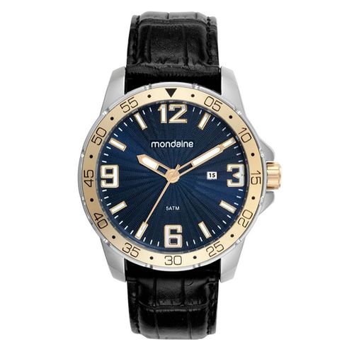 Relogio-Masculino-Mondaine-Quartz-Couro-99829G0MVNH1-Azul -1- Relogio-Masculino-Mondaine-Quartz-Couro-99829G0MVNH1-Azul -1-